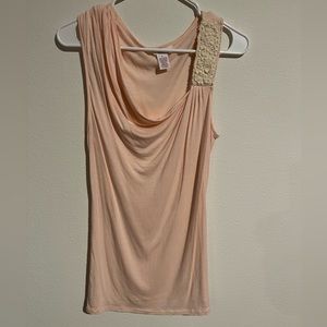Women’s Soft Pink Sleeveless Top Sz L